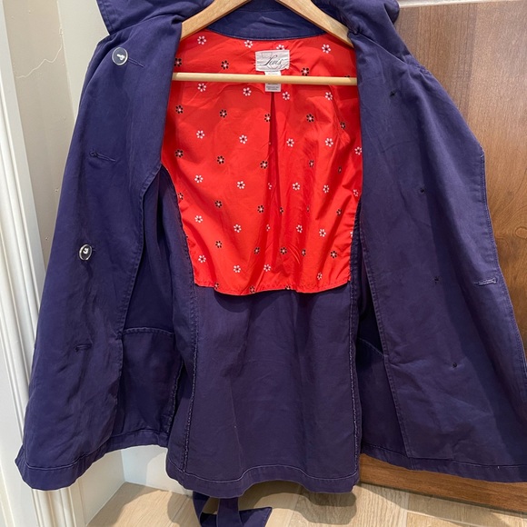 Levi’s Purple belted peacoat Sz M… - Picture 4 of 9